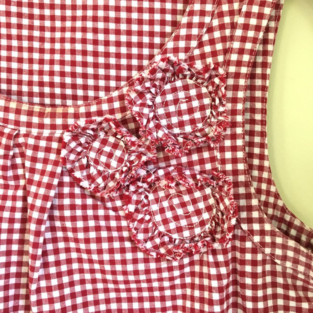 Merona Red Gingham Sleeveless Dress - Picture 4 of 9